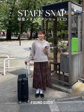 FOUND GOODさん（レディース・160cm）の秋コーディネート