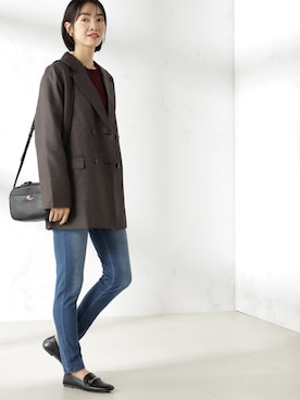 「FOUND GOOD（ファウンドグッド）のアイテム（バッグ）」を使った、FOUND GOODさん（レディース・165cm）の冬コーディネート