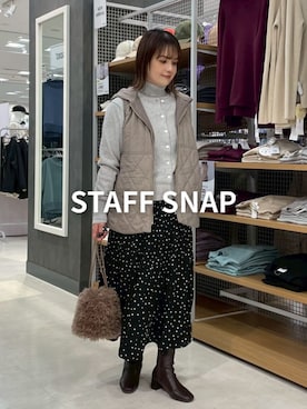 FOUND GOODさん（レディース・154cm）の冬コーディネート