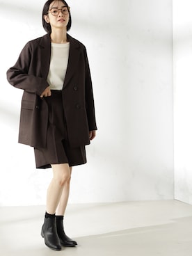 FOUND GOODさん（レディース・165cm）の冬コーディネート