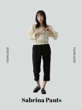 「FOUND GOOD（ファウンドグッド）のアイテム（パンツ）」を使った、FOUND GOODさん（レディース・167cm）の秋コーディネート