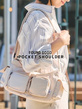 「FOUND GOOD（ファウンドグッド）のアイテム（バッグ）」を使った、FOUND GOODさん（レディース・164cm）の春コーディネート