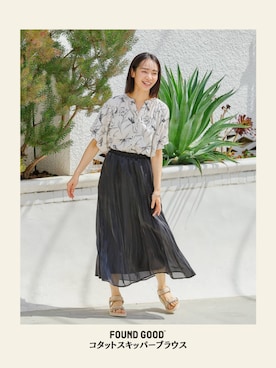 FOUND GOODさん（レディース・165cm）の夏コーディネート