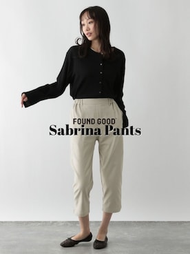 「FOUND GOOD（ファウンドグッド）のアイテム（パンツ）」を使った、FOUND GOODさん（レディース・167cm）の秋コーディネート