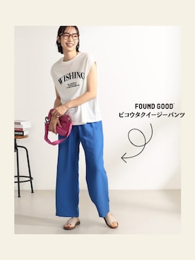 FOUND GOODさん（レディース・165cm）の夏コーディネート