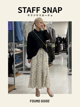 FOUND GOODさん（レディース・159cm）の春コーディネート