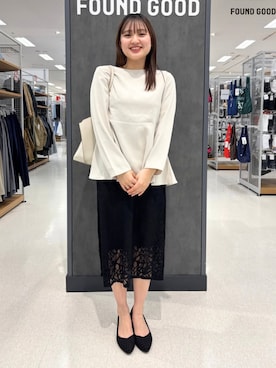 FOUND GOODさん（レディース・159cm）の春コーディネート