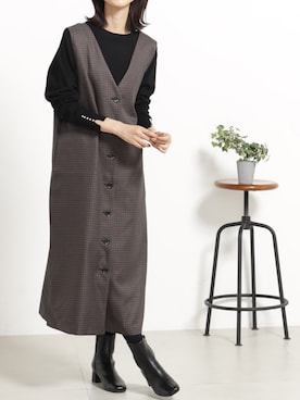 FOUND GOODさん(レディース・165cm)の秋コーディネート