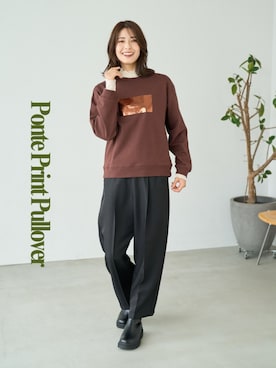 「アイテム（その他トップス）」を使った、FOUND GOODさん（レディース・167cm）の秋コーディネート