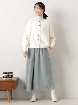 FOUND GOODさん（レディース・165cm）の冬コーディネート