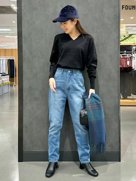 「FOUND GOOD（ファウンドグッド）のアイテム（バッグ）」を使った、FOUND GOODさん（レディース・157cm）の秋コーディネート