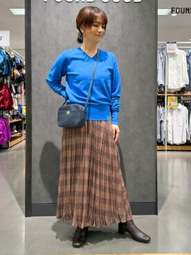 「FOUND GOOD（ファウンドグッド）のアイテム（バッグ）」を使った、FOUND GOODさん（レディース・154cm）の秋コーディネート
