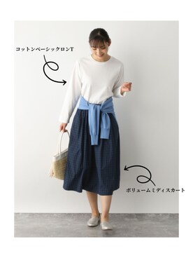 FOUND GOODさん（レディース・165cm）の春コーディネート