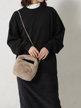 「FOUND GOOD（ファウンドグッド）のアイテム（バッグ）」を使った、FOUND GOODさん（レディース・165cm）の冬コーディネート