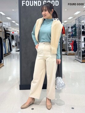 「きれいめコーディネート」｜FOUND GOODさん（レディース・159cm）の冬コーディネート