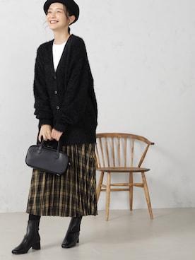 「FOUND GOOD（ファウンドグッド）のアイテム（帽子）」を使った、FOUND GOODさん（レディース・166cm）の秋コーディネート