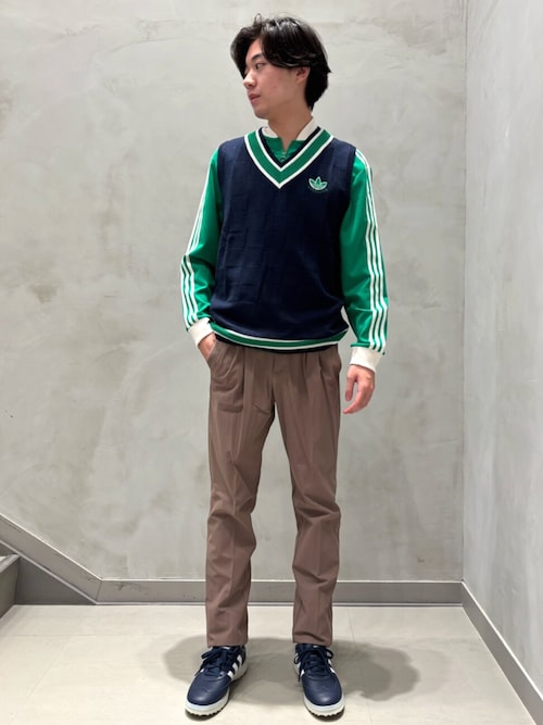 OG ﾁｪｯｸ ﾆｯﾄﾍﾞｽﾄ【adidas Golf/アディダスゴルフ】（ベスト