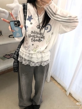 「GORGE（ゴージ）のアイテム」を使った、omxlsiさん（レディース・156cm）の秋コーディネート