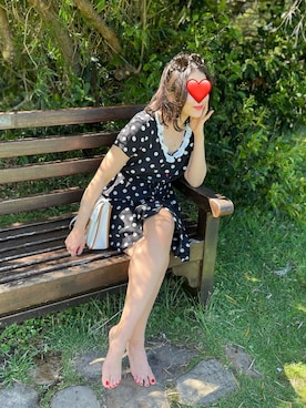 「MARC JACOBS（マークジェイコブス）のアイテム（ワンピース/ドレス）」を使った、her17さん（レディース・163cm）の秋コーディネート