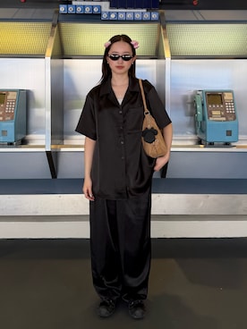 「NUEF （ヌエフ）のアイテム」を使った、airii076さん（レディース・164cm）の春コーディネート