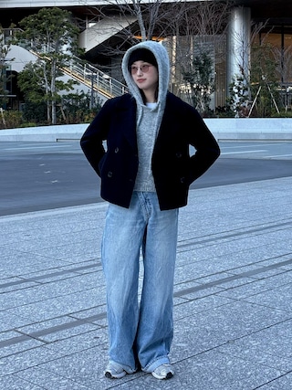 MOUSSY（マウジー）の「CROSS WAIST WIDE STRAIGHT/クロスウエスト