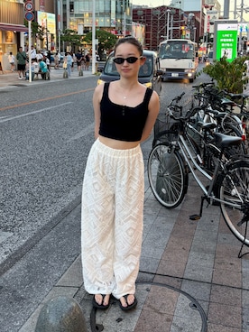 「NUEF （ヌエフ）のアイテム」を使った、airii076さん（レディース・164cm）の夏コーディネート