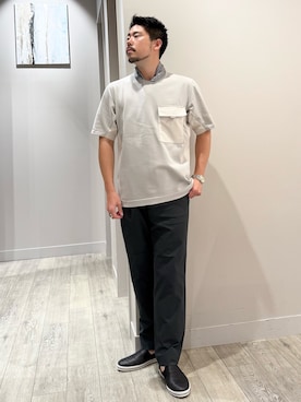 「ABAHOUSE GRAY（アバハウスグレイ）のアイテム」を使った、aoさん（メンズ・175cm）の夏コーディネート