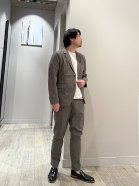 「ABAHOUSE GRAY（アバハウスグレイ）のアイテム」を使った、aoさん（メンズ・175cm）の春コーディネート