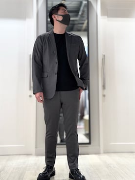 「outfit」｜「アイテム（セットアップ）」を使った、aoさん（メンズ・175cm）の春コーディネート