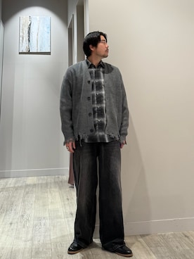 「ABAHOUSE GRAY（アバハウスグレイ）のアイテム」を使った、aoさん（メンズ・175cm）の冬コーディネート