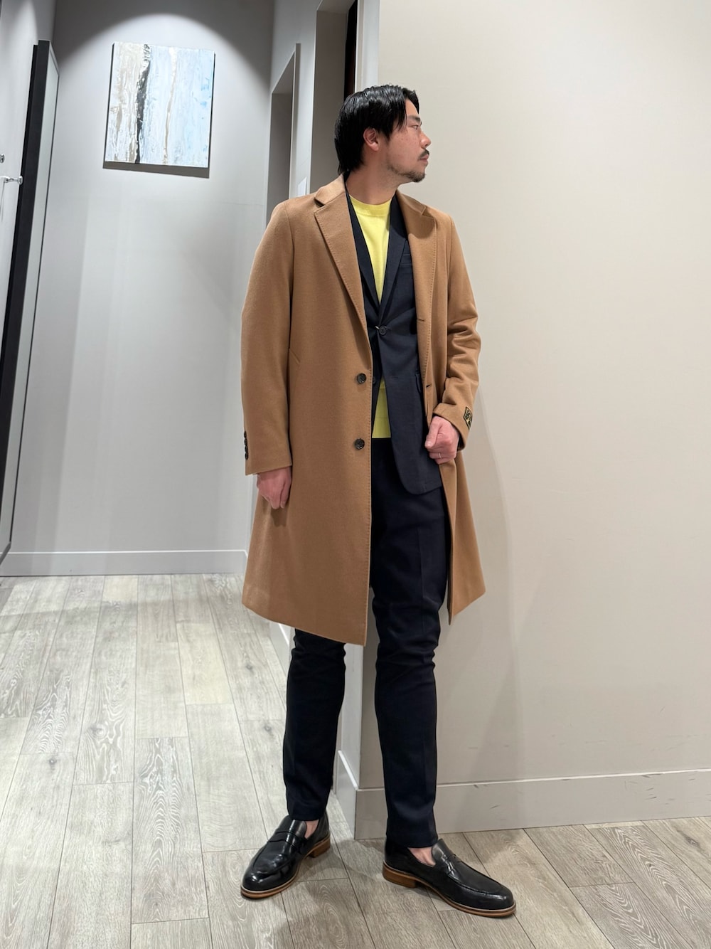 DESIGNWORKS（デザインワークス）の「【カシミヤ混】チェスターコート