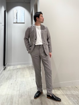 「アイテム（スーツセット）」を使った、aoさん（メンズ・175cm）の夏コーディネート