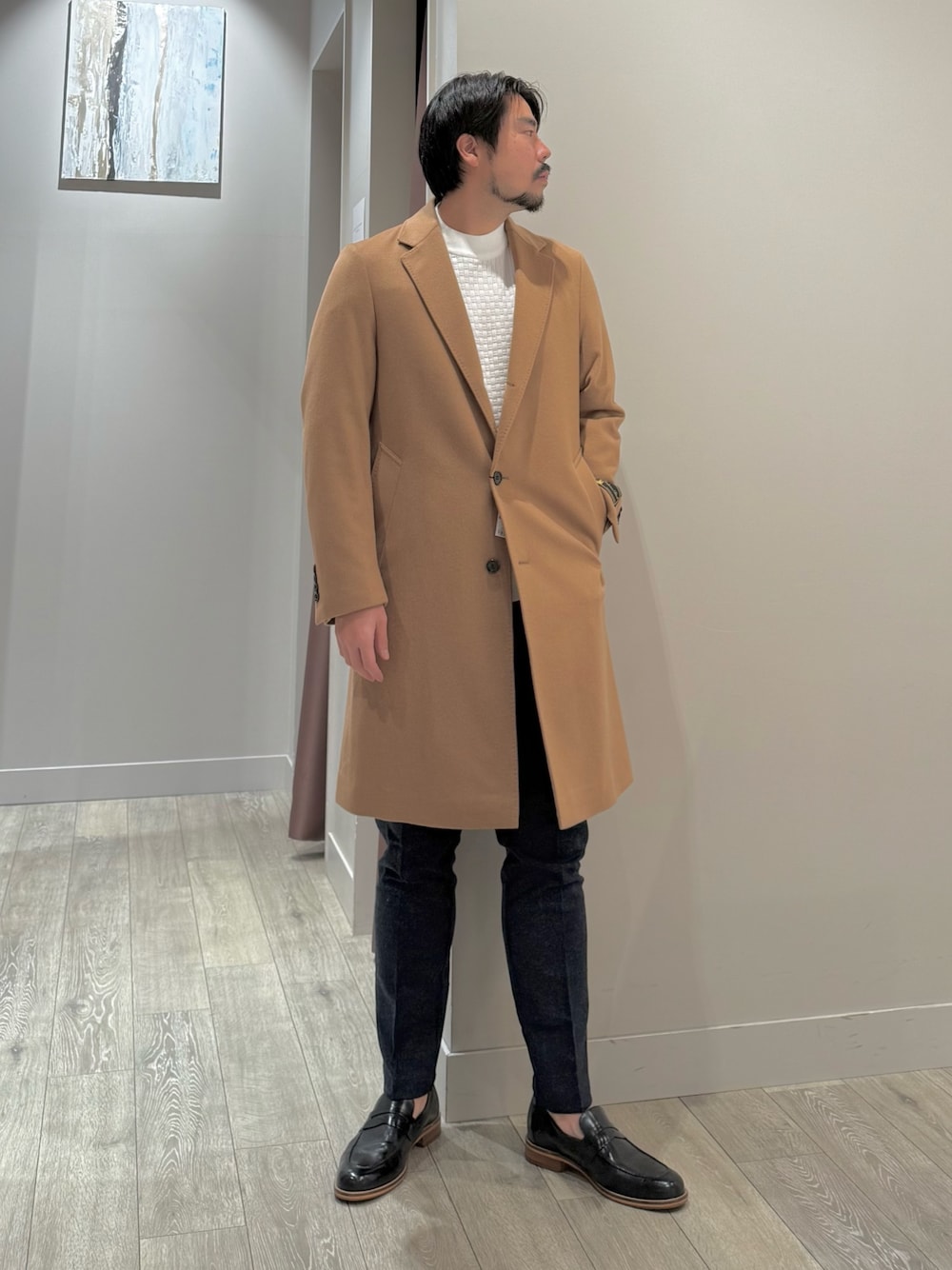 DESIGNWORKS（デザインワークス）の「【カシミヤ混】チェスターコート