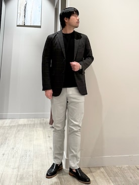 「ABAHOUSE GRAY（アバハウスグレイ）のアイテム」を使った、aoさん（メンズ・175cm）の春コーディネート