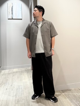 「ABAHOUSE GRAY（アバハウスグレイ）のアイテム」を使った、aoさん（メンズ・175cm）の夏コーディネート