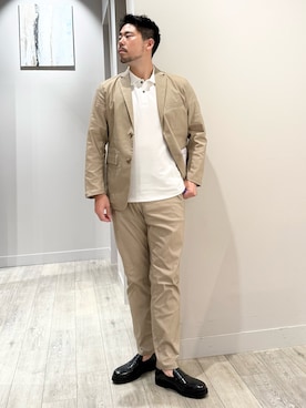 「ABAHOUSE GRAY（アバハウスグレイ）のアイテム」を使った、aoさん（メンズ・175cm）の夏コーディネート