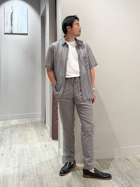 「アイテム（フォーマルスーツ/小物）」を使った、aoさん（メンズ・175cm）の夏コーディネート