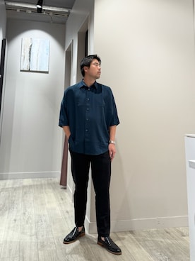「アイテム（セットアップ）」を使った、aoさん（メンズ・175cm）の夏コーディネート