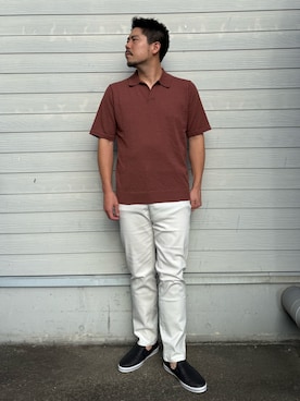 「ABAHOUSE GRAY（アバハウスグレイ）のアイテム」を使った、aoさん（メンズ・175cm）の夏コーディネート