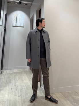 「アイテム（セットアップ）」を使った、aoさん（メンズ・175cm）の冬コーディネート