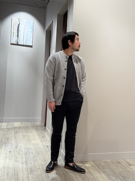 「アイテム（セットアップ）」を使った、aoさん（メンズ・175cm）の冬コーディネート