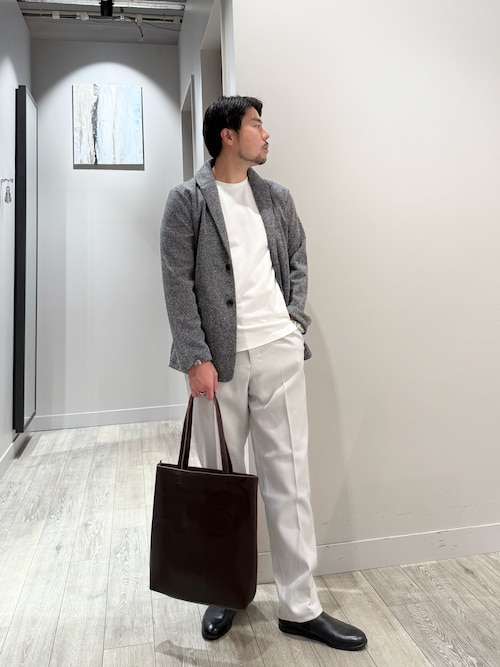 スプリットレザー 縦型 トートバッグ（トートバッグ）｜ABAHOUSE