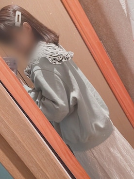 「アイテム（付け襟）」を使った、floatさん（レディース・167cm）の春コーディネート