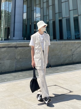 柴さん（レディース・158cm）の夏コーディネート