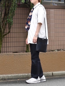 「apres jour mignon（アプレジュールミニョン）のアイテム（アクセサリー）」を使った、梅雨さん（メンズ・158cm）の夏コーディネート