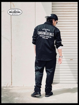 「アイテム（キャップ）」を使った、enginestallさん（メンズ・177cm・30代）の春コーディネート