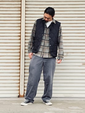 「アイテム（ジャケット/アウター）」を使った、enginestallさん（メンズ・177cm・30代）の秋コーディネート