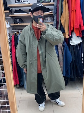 「寅一（トライチ）のアイテム」を使った、TSUYOSHIさん（メンズ・163cm）の冬コーディネート