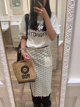 GIUNON（ジウノン）の「ribbon wrap skirt / リボン巻きスカート