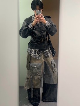 「SPINNS（スピンズ）のアイテム」を使った、yuukiさん（メンズ・177cm）の秋コーディネート